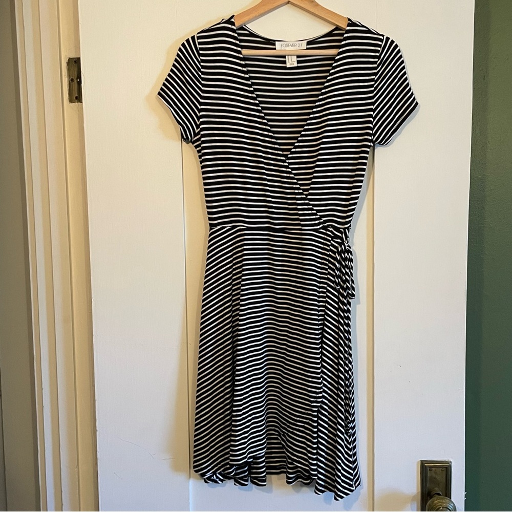 Faux Wrap Dress